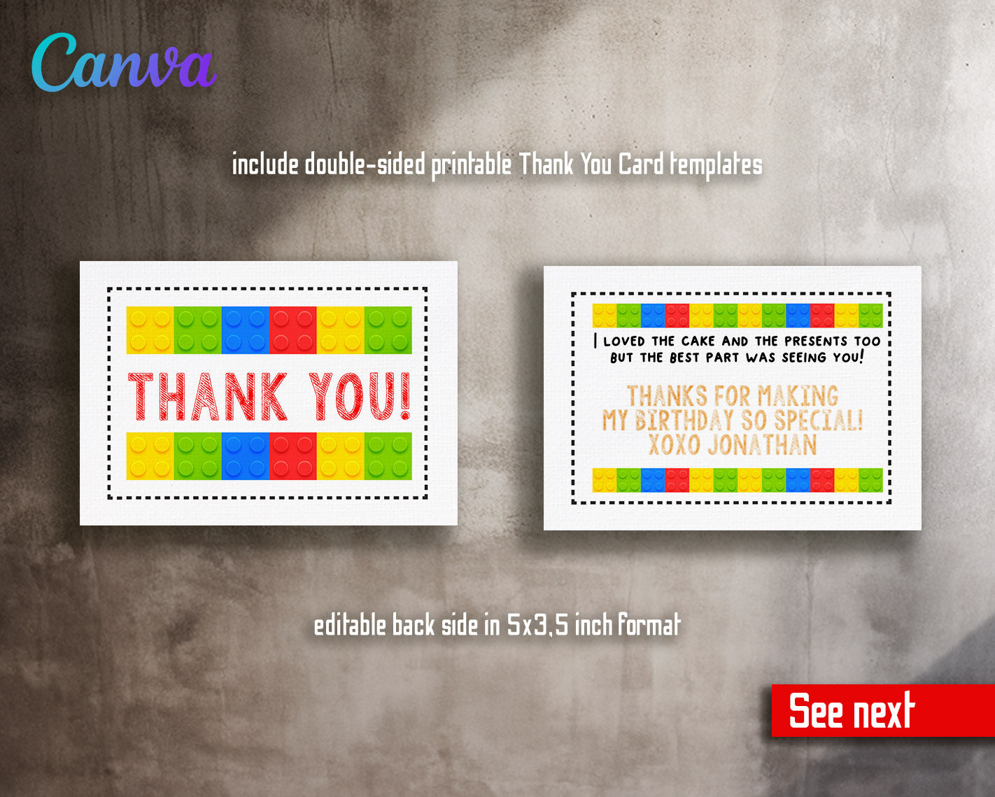 Lego customizable invitation template | Share or Print | | JY419