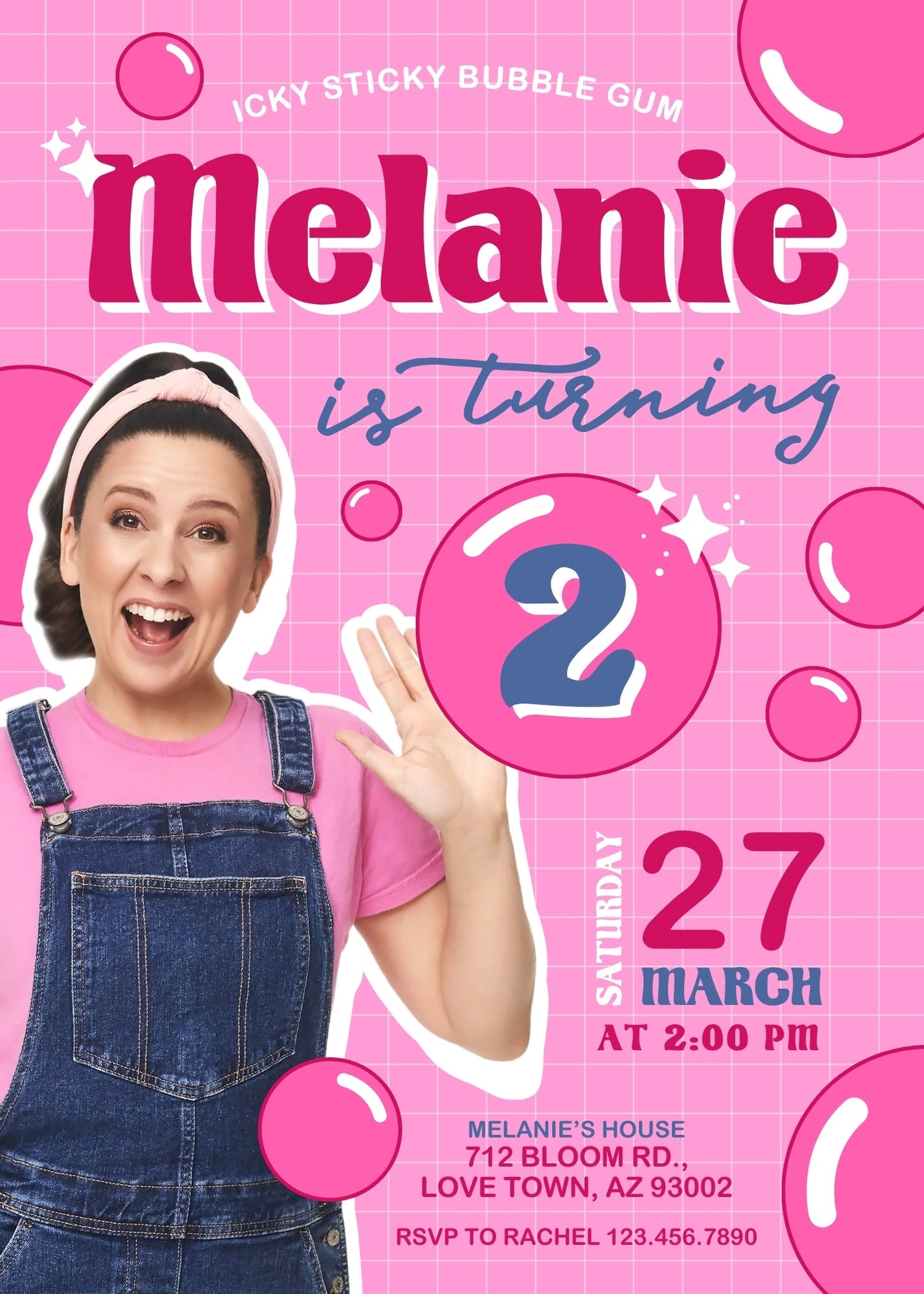 Ms. Rachel customizable invitation template | Share or Print | | DC087