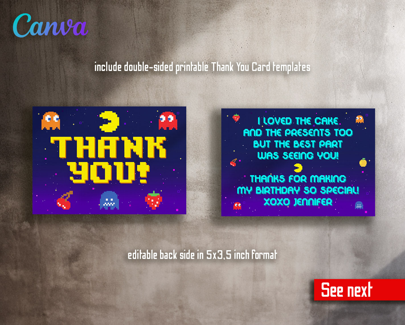 Arcade Gamer customizable invitation template | Share or Print | | BO161