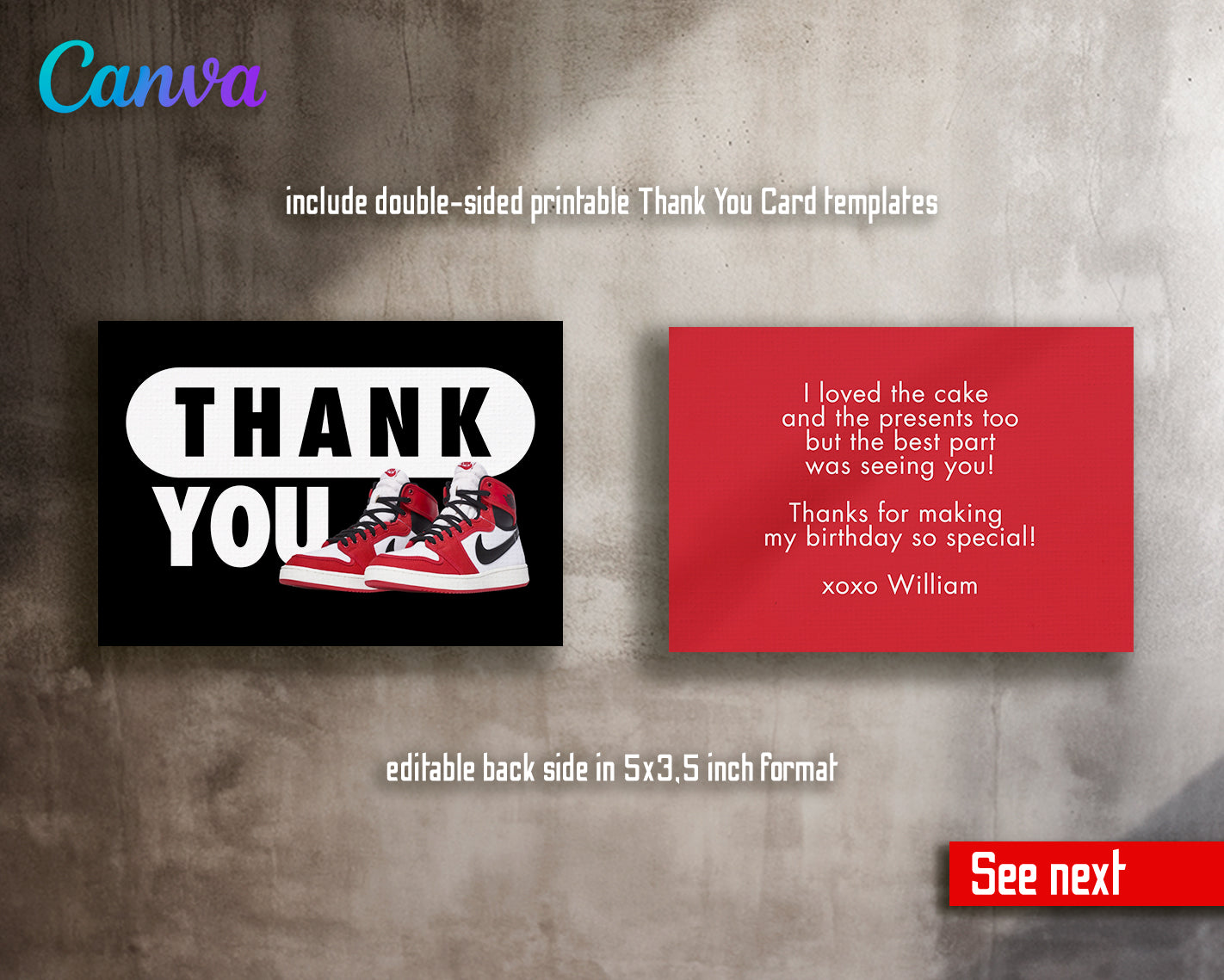 Sneaker Ball Air Jordan Nike customizable invite template | instant download | Share or Print | BF133