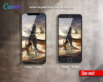 Avatar The Way of Water customizable invitation template | Share or Print |  | GX056