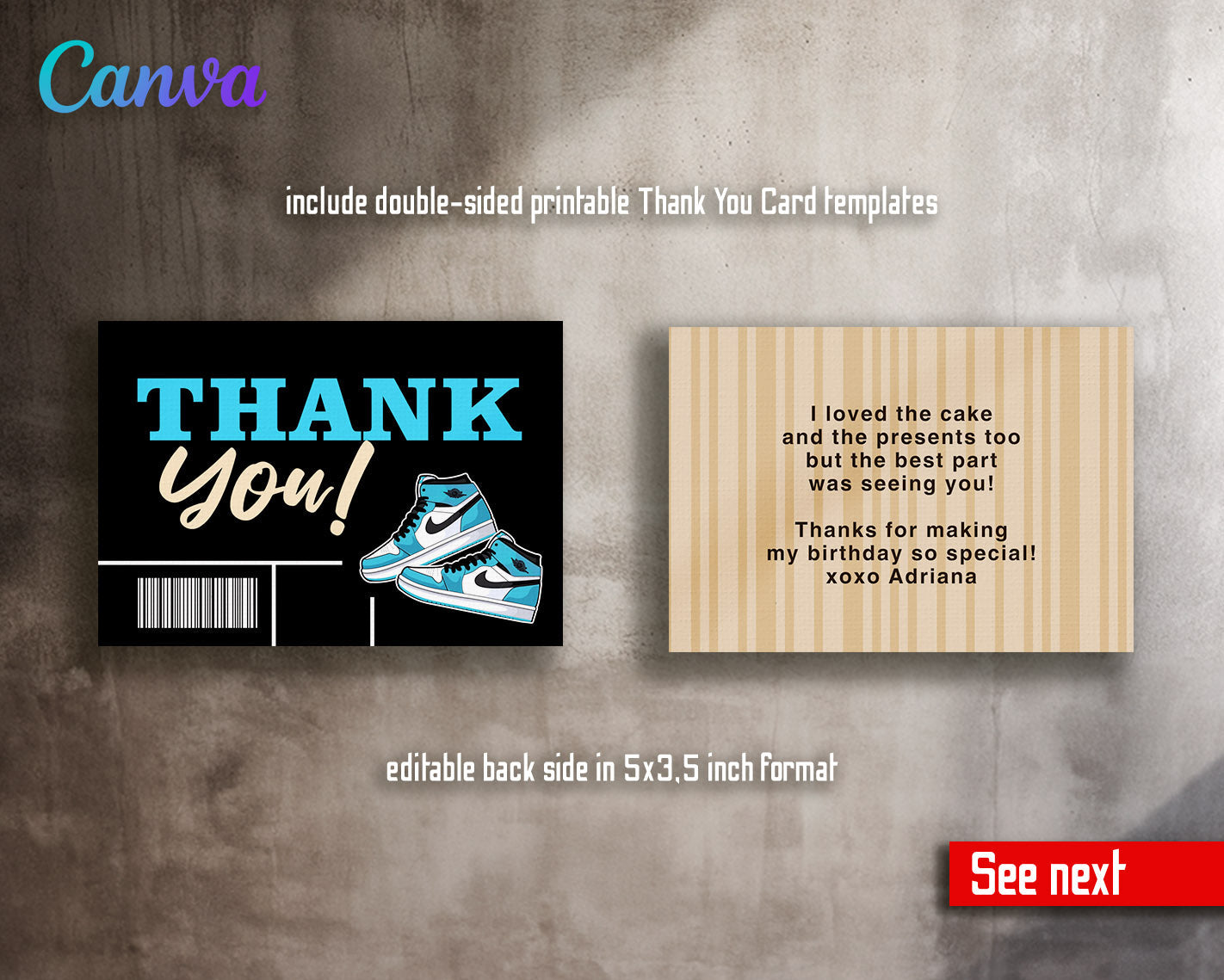 Sneaker Ball Air Jordan Nike customizable invitation template | Share or Print |  | JY158