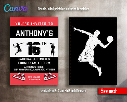Sneaker Ball Air Jordan Nike customizable invitation template | Share or Print |  | CJ601