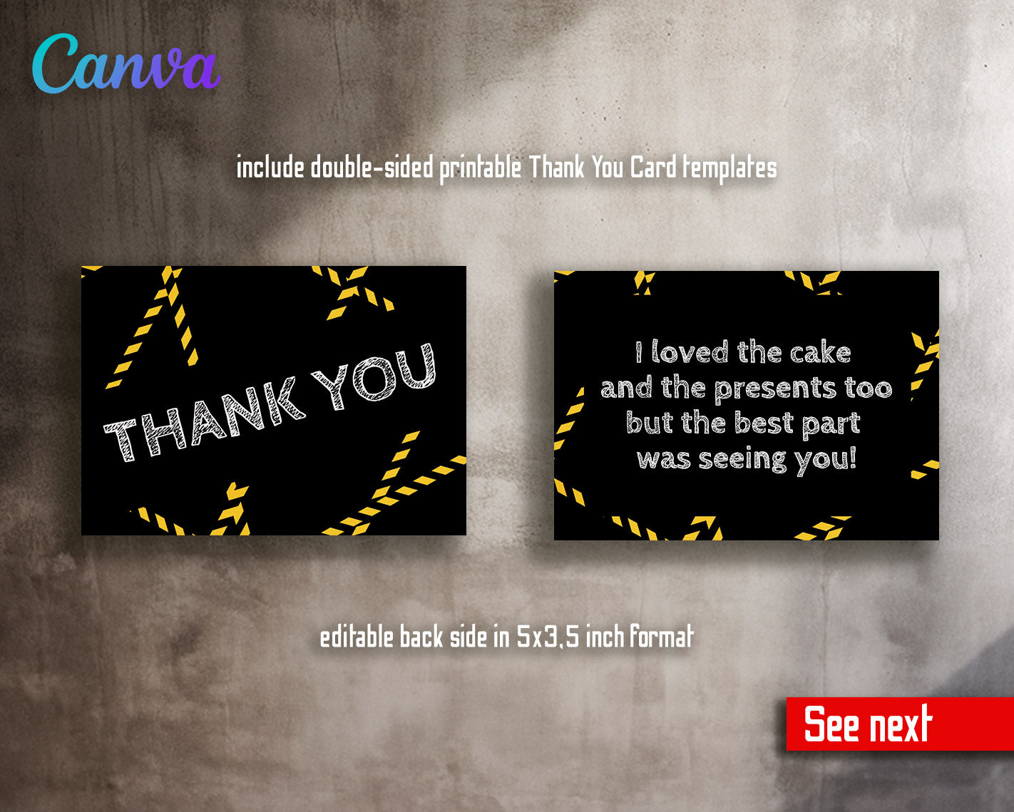 Dump Truck Construction customizable invitation template | Share or Print | boy | CZ150