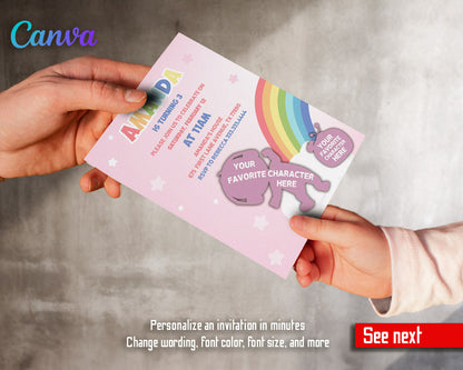 Cocomelon  customizable invitation template | Share or Print |  | WF934