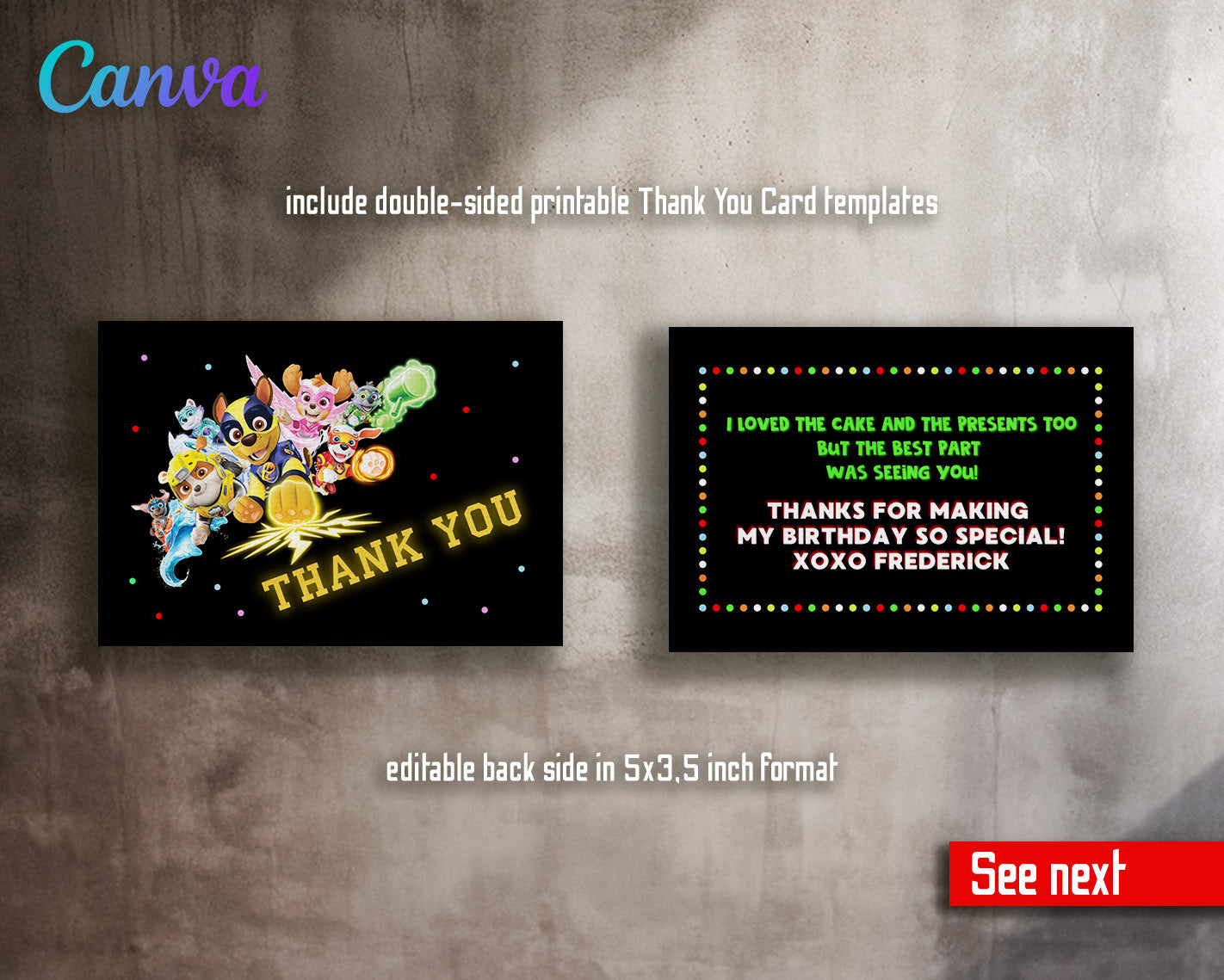 PAW Patrol customizable invitation template | Share or Print | | JA416