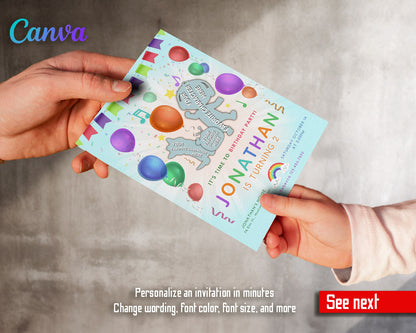 Cocomelon  customizable invitation template | Share or Print |  | NL503