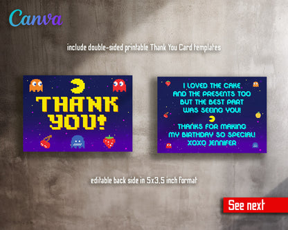 Arcade Gamer customizable invitation template | Share or Print |  | BO161