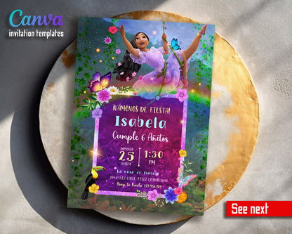 Encanto Mirabel customizable invitation template | Share or Print | girl | JM038