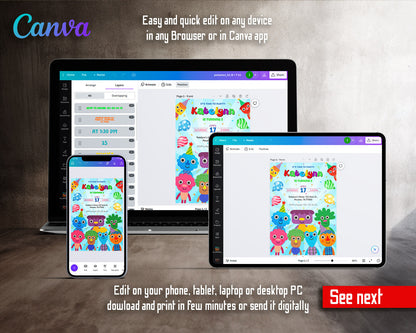 Super Simple Songs customizable invitation template | Share or Print |  | RH882