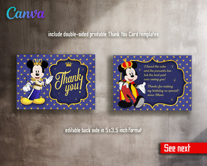 Mickey Mouse 2nd Birthday customizable invitation template | Share or Print |  | PW071