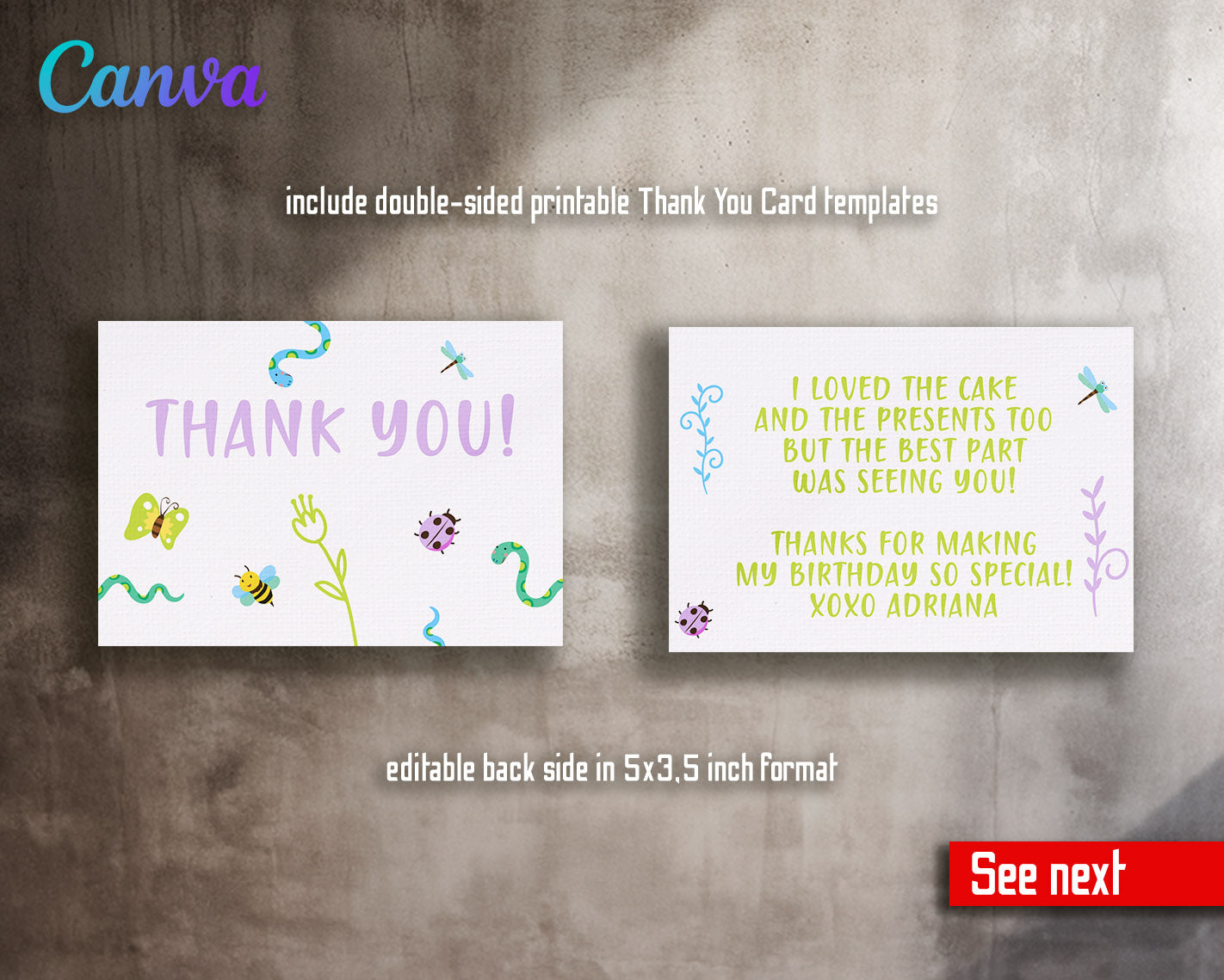 Reptile Lizard Snake customizable invitation template | Share or Print |  | PK767