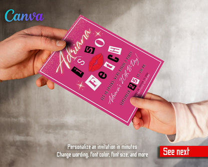Mean Girls customizable invitation template | Share or Print | girl | NV051