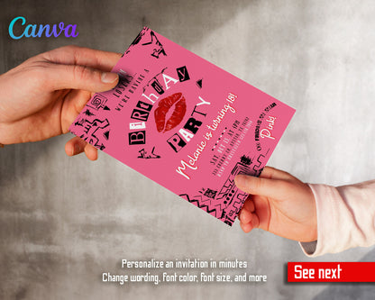 Mean Girls customizable invitation template | Share or Print | girl | DE620