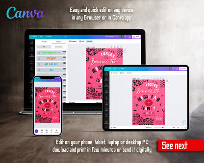 Mean Girls customizable invitation template | Share or Print | girl | MH409