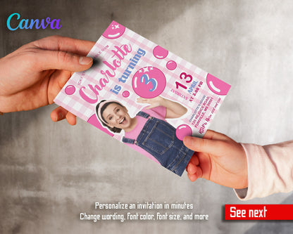 Ms. Rachel customizable invitation template | Share or Print | FD725